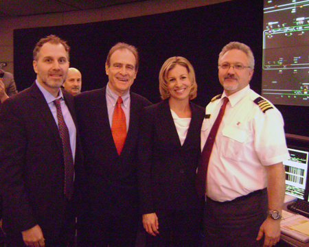 Deputy Mayor Norm Kelly visits Transit Control Centre.
