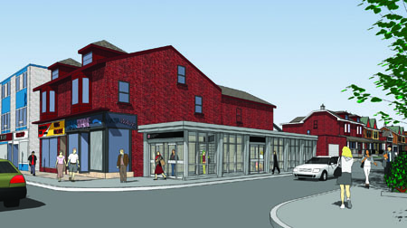 Dufferin second exit rendering.