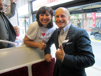 TTC Chair Maria Augimeri and CEO Andy Byford.