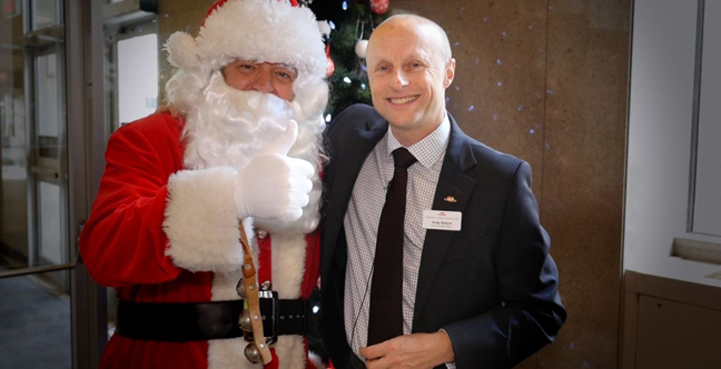 Message from CEO Andy Byford and Santa Claus.
