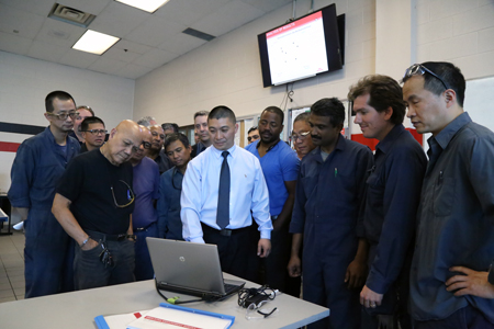 Employee engagement session at Eglinton Garage.