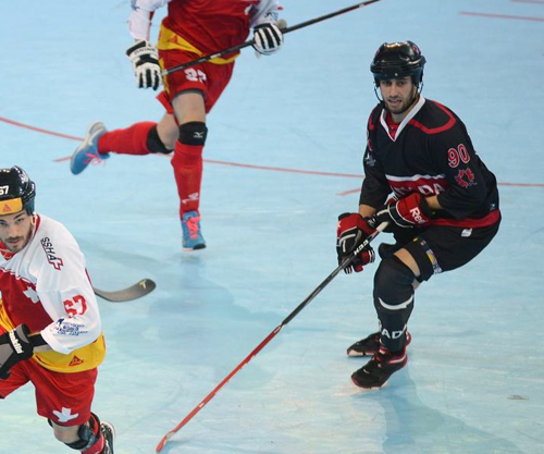 TTC's Frank Giustini playing for Team Canada.