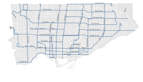 Existing Overnight Network Map