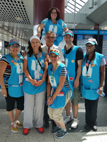 TTC amabassadors at Downsview Station.