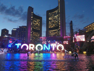 Popular Toronto sign at City Hall.