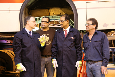 Federal Minister Amarjeet Sohi tour Harvey Shop.