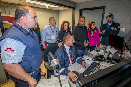 LEAD participants in Toronto for TTC tour.