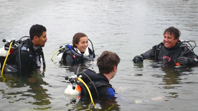 Lisa Krysveld, Safety Education Specialist and SCUBA instructor.