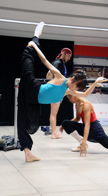 National Ballet dancer Rui Huang at Union Station on Nov. 14, 2016.