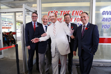 Bathurst Station tribute to Honest Ed's.