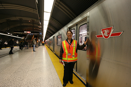 First TR train unveiled at Downsview October 2010.