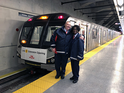 Line 1 Extension official opening December 15, 2017.