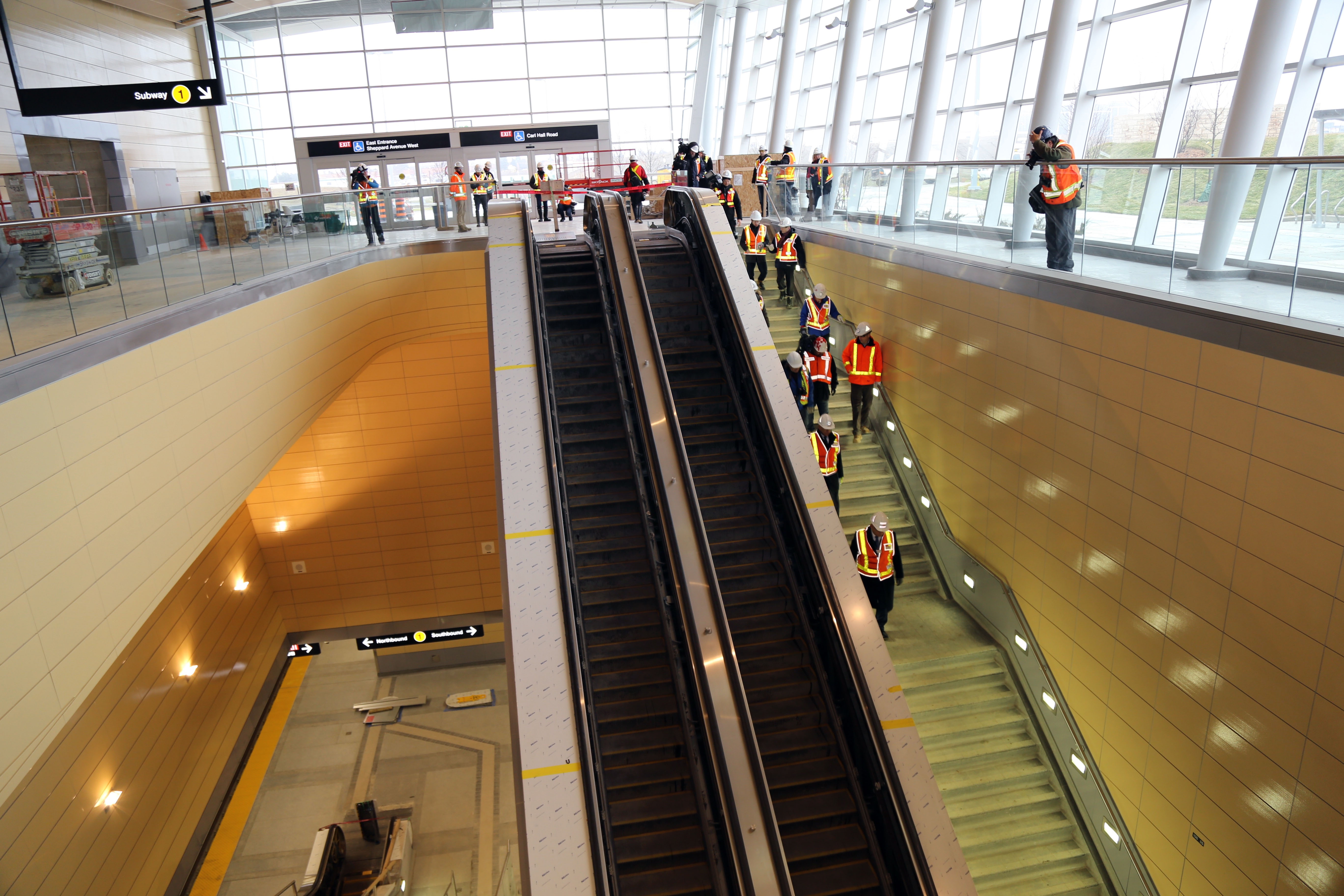 Toronto York Spadina Subway Extension  technical tour