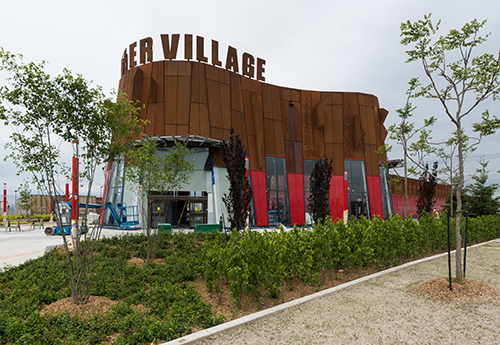 Pioneer Village Station entrance, June 2017.