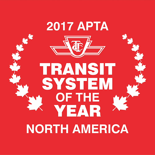 TTC APTA award logo