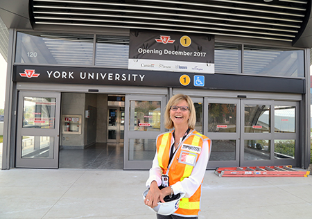 GSM Ellen Stassen at York University Station.
