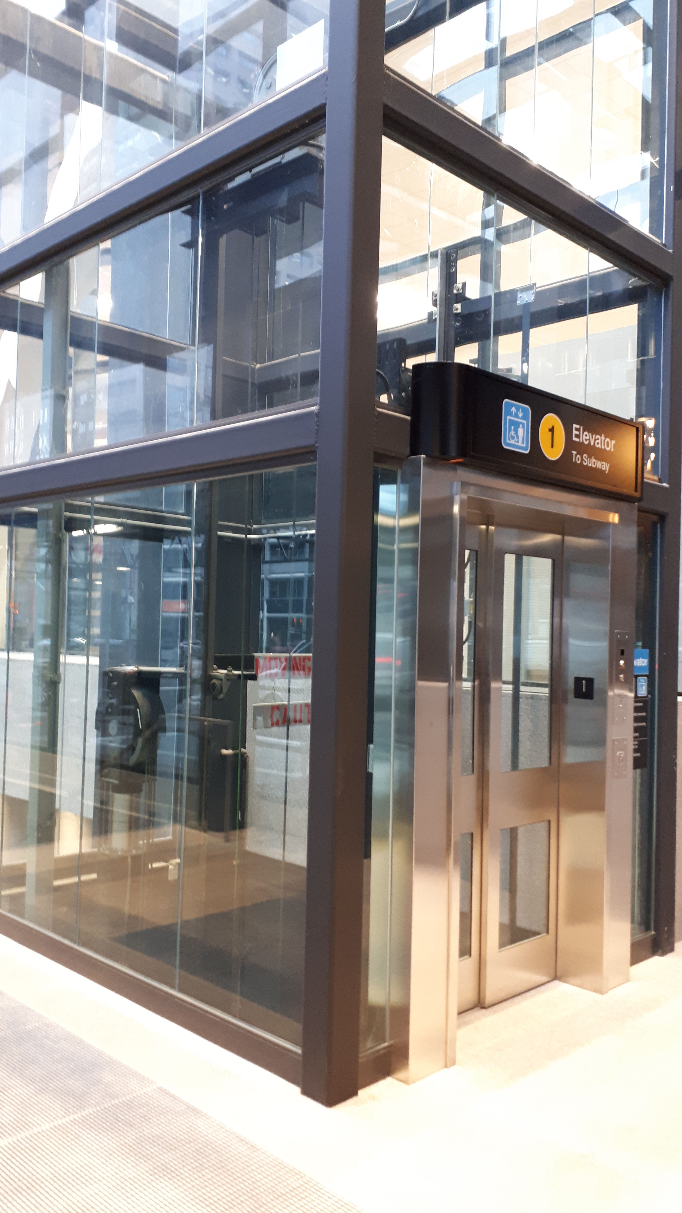 St Patrick Station elevator