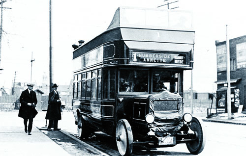 TTC Bus No. 1 in 1921.
