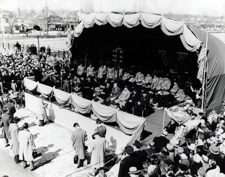 1954 opening ceremonies.