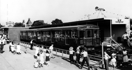 Gloucester car on display at CNE 1953.