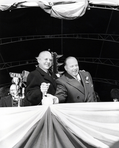 1954 official opening ceremony.