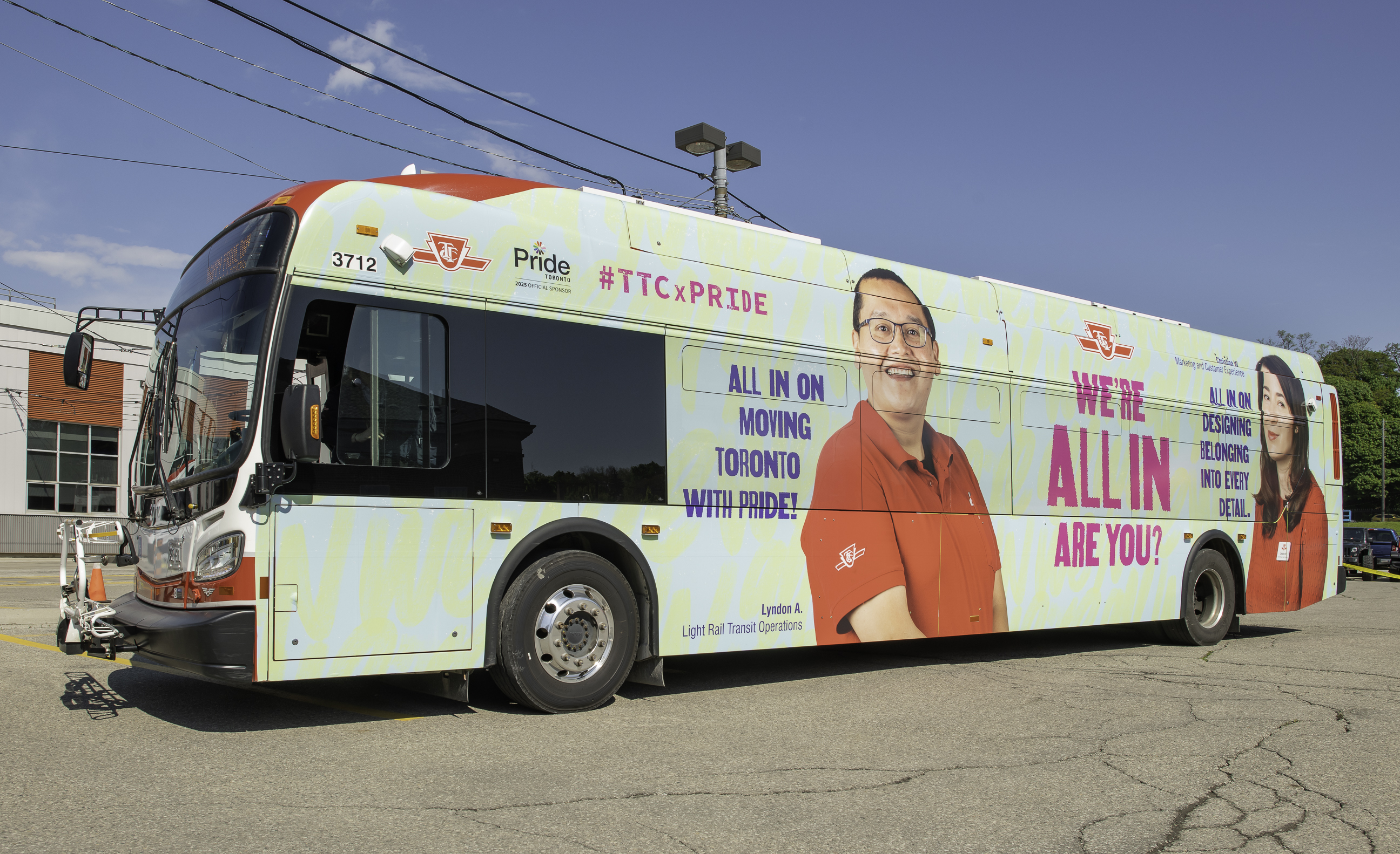 TTC 2025 Pride Bus